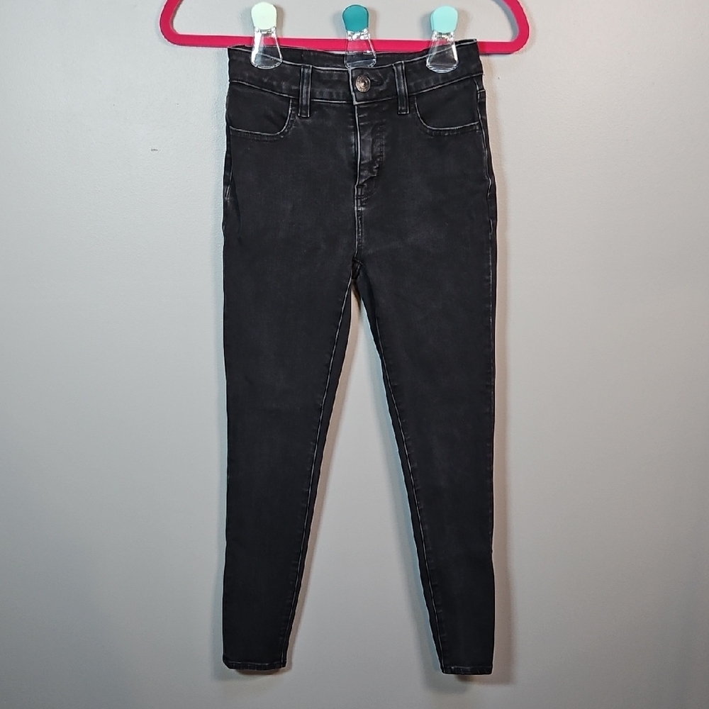 American Eagle Outfitters Black Dream Jean Jeggings Skinny Jeans Short